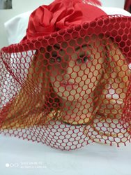 כובע רשת אדום